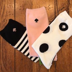 NEW - Kate Spade Socks - 3 Pairs....One Size